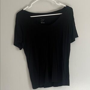 a new day Black Short Sleeve Women's Top